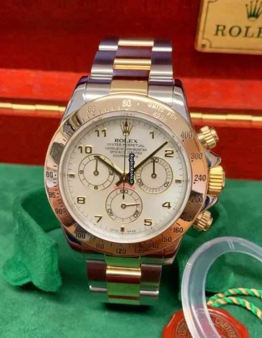 Best Replica Rolex Daytona 116523 Caliber 4130 Automatic Movement 40mm Gold/steel Case Mens/unisex Watch