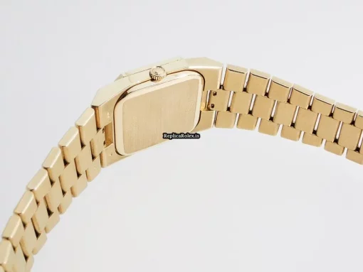 Incredible Replica Rolex Cellini 4951 Caliber 1602 Manual Winding Movement 27x36mm Yellow Gold Case Womens Watch - Image 12