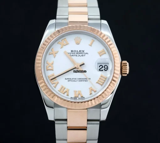 High Quality Replica Rolex Lady-datejust 178271 Caliber 2235 Automatic Movement 31mm Gold/steel Case Womens Watch