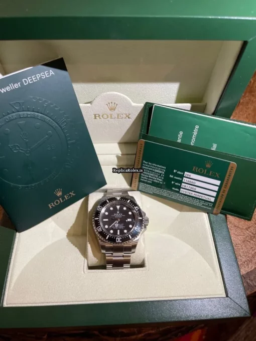 Recommend Fake Rolex Sea-dweller Deepsea 116660 Caliber 3135 Automatic Movement 44mm Steel Case Mens/unisex Watch - Image 2
