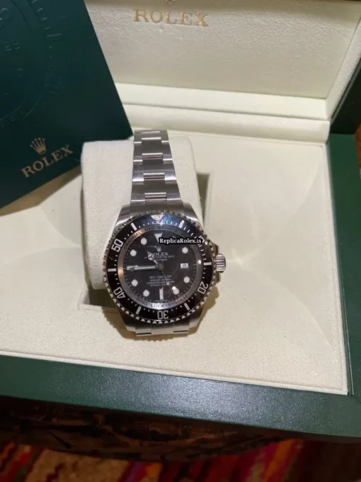Recommend Fake Rolex Sea-dweller Deepsea 116660 Caliber 3135 Automatic Movement 44mm Steel Case Mens/unisex Watch - Image 4