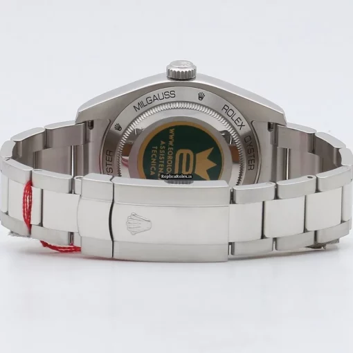 Fantastic Replica Rolex Milgauss 116400gv Caliber 3131 Automatic Movement 40mm Steel Case Mens/unisex Watch - Image 6