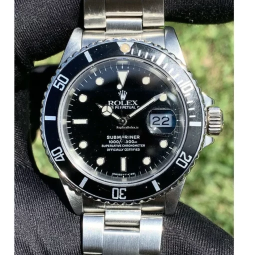 Inexpensive Replica Rolex Submariner Date 16610 Caliber 3135 Automatic Movement 40mm Steel Case Mens/unisex Watch - Image 2