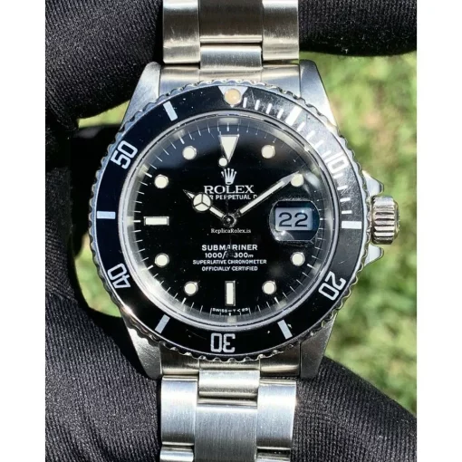 Inexpensive Replica Rolex Submariner Date 16610 Caliber 3135 Automatic Movement 40mm Steel Case Mens/unisex Watch - Image 3