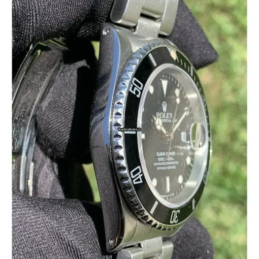 Inexpensive Replica Rolex Submariner Date 16610 Caliber 3135 Automatic Movement 40mm Steel Case Mens/unisex Watch - Image 4