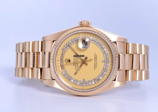 Great Replica Rolex Day-date 36 18038 Automatic Movement 36mm Yellow Gold Case Mens/unisex Watch - Image 3