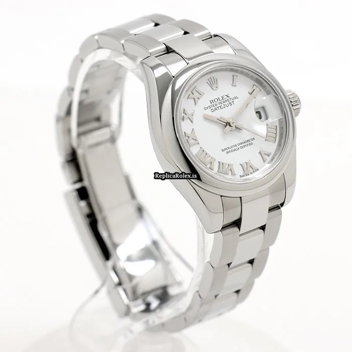 Fabulous Replica Rolex Lady-datejust 179160 Automatic Movement 26mm Steel Case Watch - Image 9