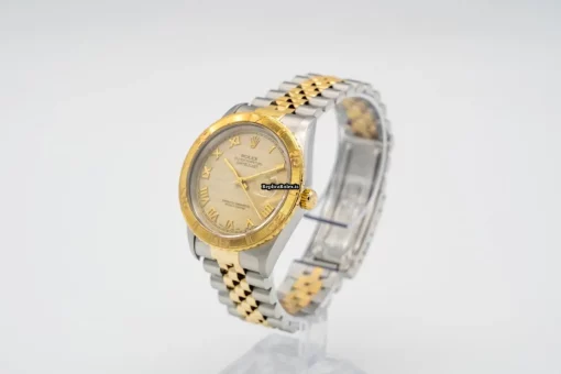 Superb Fake Rolex Datejust Turn-o-graph 16263 Automatic Movement 36mm Gold/steel Case Mens/unisex Watch - Image 4