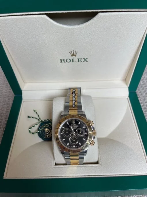 Incredible Copy Rolex Daytona 116523 Caliber 4130 Automatic Movement 40mm Gold/steel Case Mens/unisex Watch