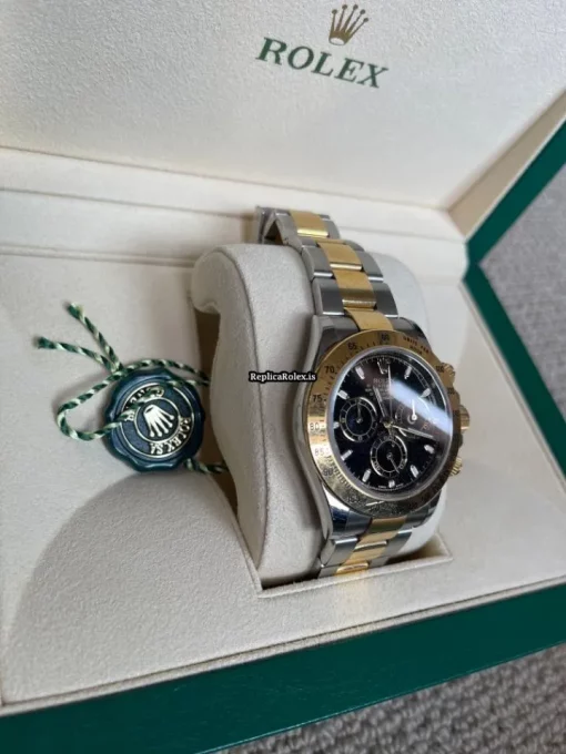 Incredible Copy Rolex Daytona 116523 Caliber 4130 Automatic Movement 40mm Gold/steel Case Mens/unisex Watch - Image 3