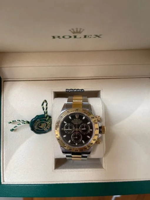 Incredible Copy Rolex Daytona 116523 Caliber 4130 Automatic Movement 40mm Gold/steel Case Mens/unisex Watch - Image 6