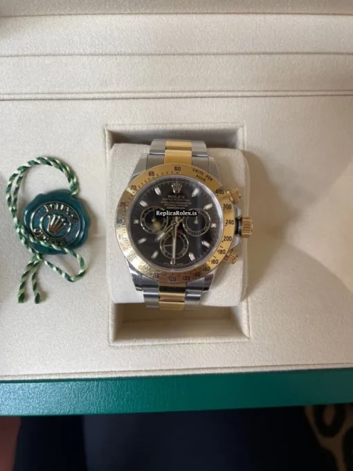 Incredible Copy Rolex Daytona 116523 Caliber 4130 Automatic Movement 40mm Gold/steel Case Mens/unisex Watch - Image 7