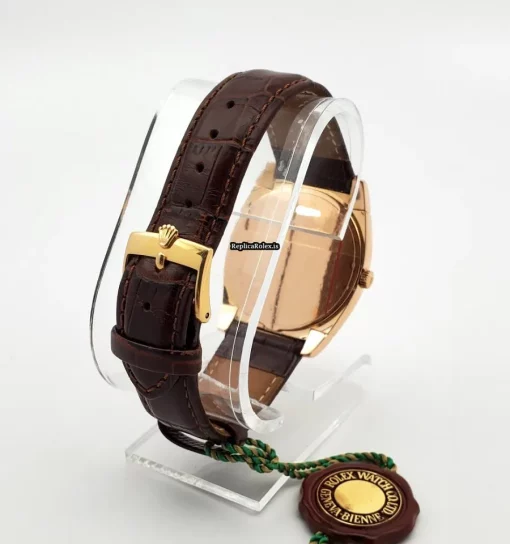 Incredible Copies Rolex Cellini 5330 Caliber 1602 Manual Winding Movement 36mm Rose Gold Case Mens/unisex Watch - Image 6