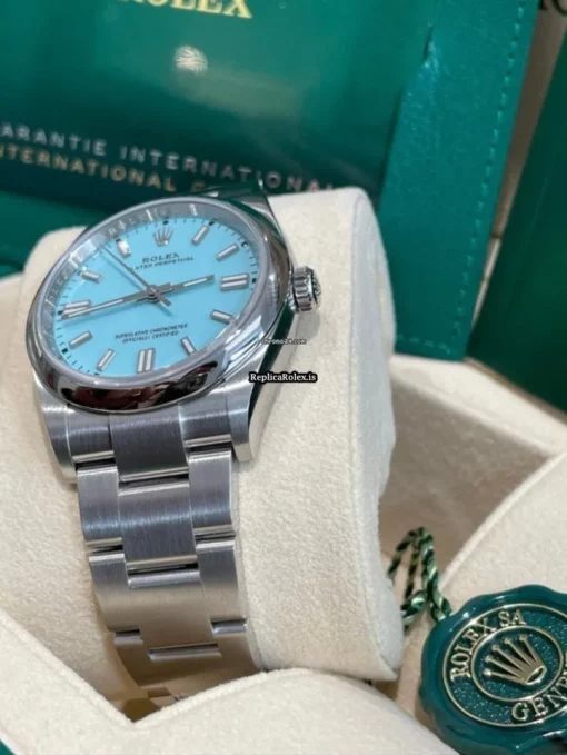 Excellent Replica Rolex Oyster Perpetual 36 126000 Caliber 3230 Automatic Movement 36mm Steel Case Mens/unisex Watch - Image 6