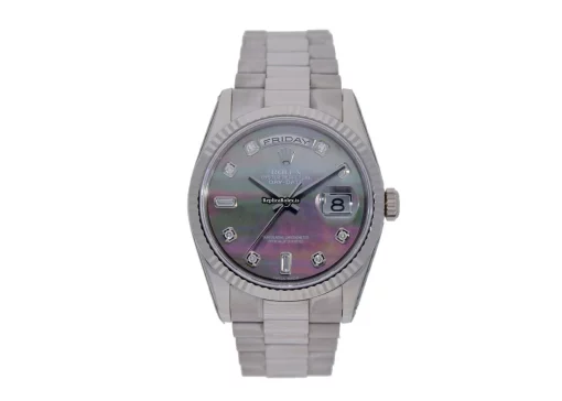 Fabulous Fake Rolex Day-date 36 118239 Automatic Movement 36mm White Gold Case Mens/unisex Watch