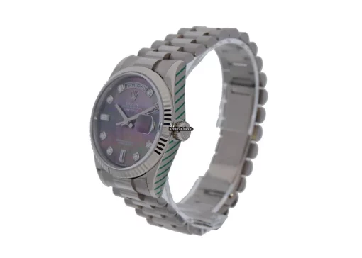Fabulous Fake Rolex Day-date 36 118239 Automatic Movement 36mm White Gold Case Mens/unisex Watch - Image 2