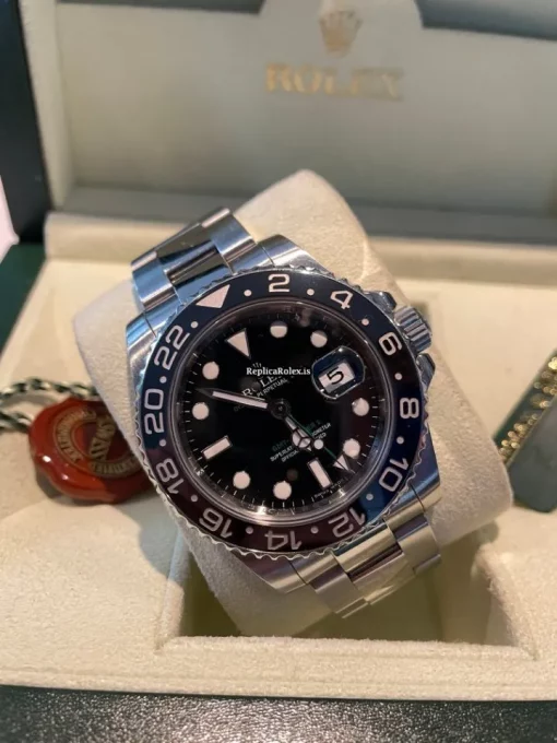 Awesome Replica Rolex Gmt-master II 116710ln Caliber 3186 Automatic Movement 40mm Steel Case Mens/unisex Watch