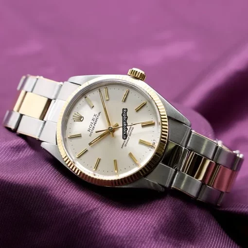 Aaa Fake Rolex Oyster Perpetual 34 1005 Caliber 1570 Automatic Movement 34mm Gold/steel Case Watch - Image 2