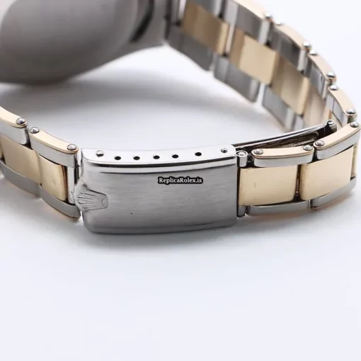 Aaa Fake Rolex Oyster Perpetual 34 1005 Caliber 1570 Automatic Movement 34mm Gold/steel Case Watch - Image 9