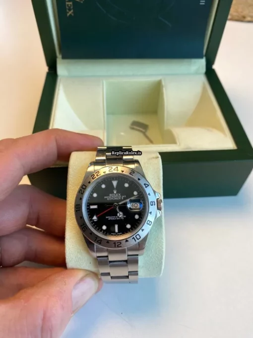 Durable Fakes Rolex Explorer II 16570 Caliber 3186 Automatic Movement 40mm Steel Case Mens/unisex Watch - Image 2