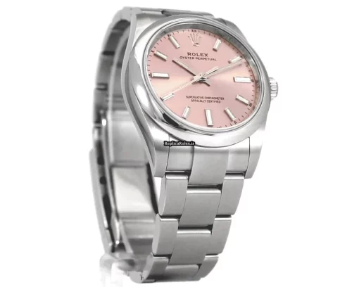 Well Made Fake Rolex Oyster Perpetual 34 124200 Caliber 2232 Automatic Movement 34mm Steel Case Mens/unisex Watch - Image 5