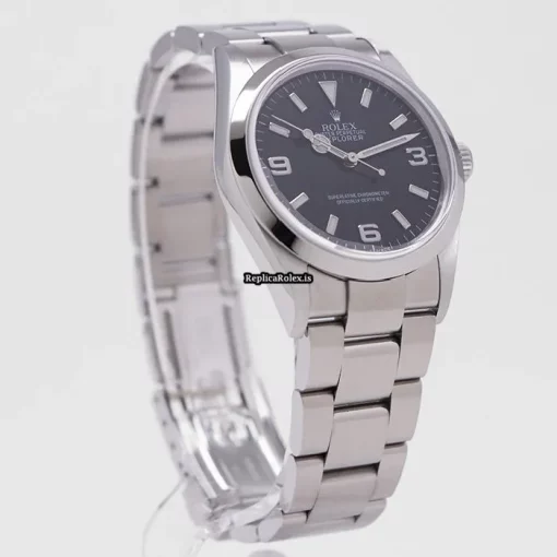Fantastic Replica Rolex Explorer 114270 Caliber 3130 Automatic Movement 36mm Steel Case Watch - Image 6