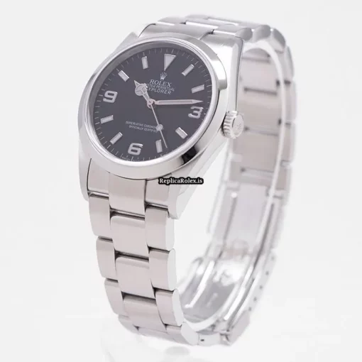 Fantastic Replica Rolex Explorer 114270 Caliber 3130 Automatic Movement 36mm Steel Case Watch - Image 7