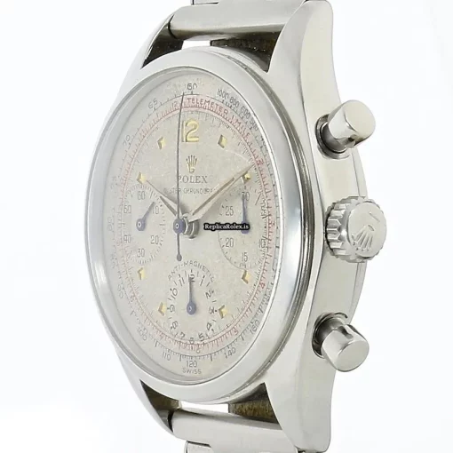 Stylish Replica Rolex Chronograph 6034 Manual Winding Movement 36mm Steel Case Mens/unisex Watch - Image 3