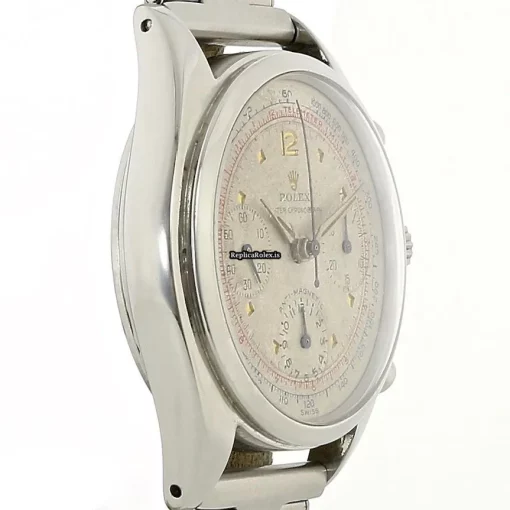 Stylish Replica Rolex Chronograph 6034 Manual Winding Movement 36mm Steel Case Mens/unisex Watch - Image 4