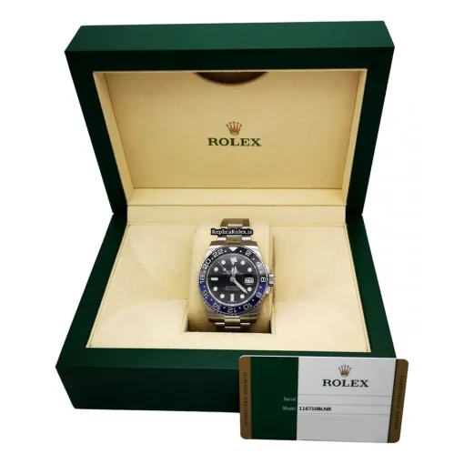 Superior Replica Rolex Gmt-master II 116710blnr Automatic Movement 40mm Steel Case Mens/unisex Watch - Image 6