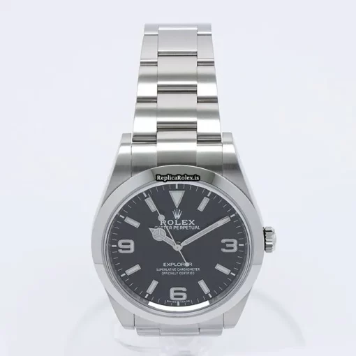 Excellent Replica Rolex Explorer 214270 Caliber 3132 Automatic Movement 39mm Steel Case Watch - Image 10