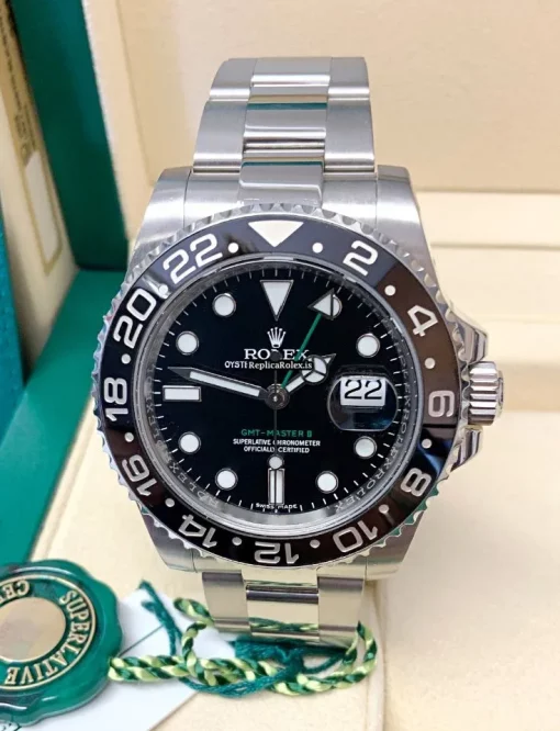 High Quality Clone Rolex Gmt-master II 116710ln Caliber 3186 Automatic Movement 40mm Steel Case Mens/unisex Watch