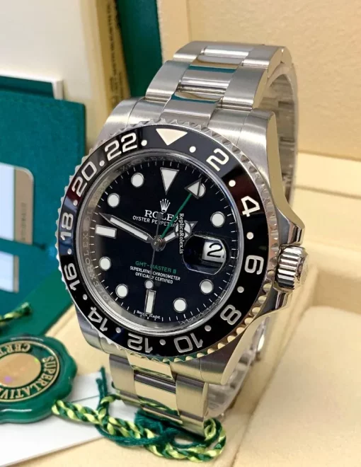High Quality Clone Rolex Gmt-master II 116710ln Caliber 3186 Automatic Movement 40mm Steel Case Mens/unisex Watch - Image 2
