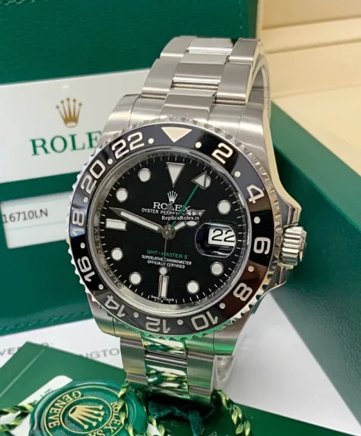 High Quality Clone Rolex Gmt-master II 116710ln Caliber 3186 Automatic Movement 40mm Steel Case Mens/unisex Watch - Image 3