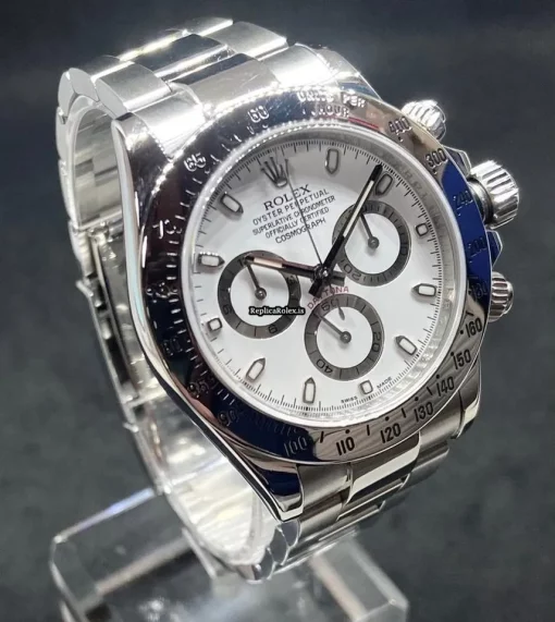 Luxury Replica Rolex Daytona 116520 Caliber 4130 Automatic Movement 40mm Steel Case Mens/unisex Watch - Image 2