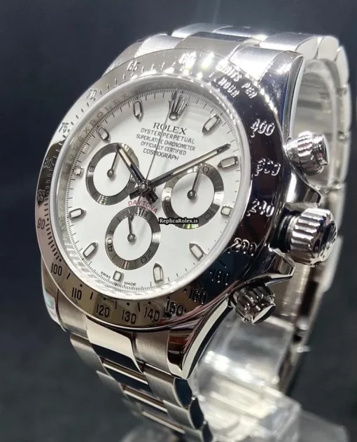Luxury Replica Rolex Daytona 116520 Caliber 4130 Automatic Movement 40mm Steel Case Mens/unisex Watch - Image 3