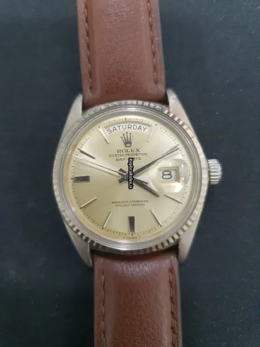 Amazing Clone Rolex Day-date 36 1803 Caliber 1556 Automatic Movement 36mm White Gold Case Mens/unisex Watch - Image 12
