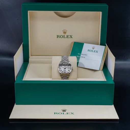 Quality Fake Rolex Lady-datejust 279174 Caliber 2236 Automatic Movement 28mm Steel Case Womens Watch - Image 10