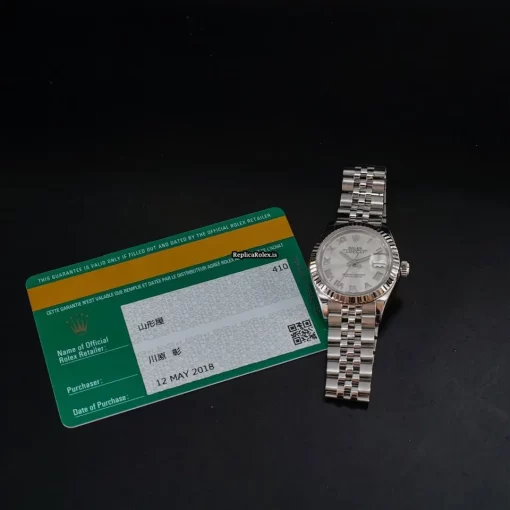 Quality Fake Rolex Lady-datejust 279174 Caliber 2236 Automatic Movement 28mm Steel Case Womens Watch - Image 12