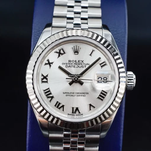 Quality Fake Rolex Lady-datejust 279174 Caliber 2236 Automatic Movement 28mm Steel Case Womens Watch - Image 13