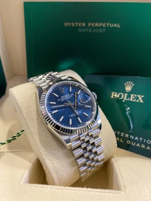 Trustworthy Replica Rolex Datejust 126234-0017 Automatic Movement 36mm White Gold Case Mens/unisex Watch - Image 10