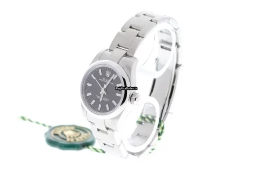 Amazing Fake Rolex Oyster Perpetual 26 176200 Caliber 2231 Automatic Movement 26mm Steel Case Womens Watch - Image 3