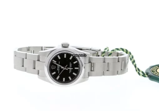Amazing Fake Rolex Oyster Perpetual 26 176200 Caliber 2231 Automatic Movement 26mm Steel Case Womens Watch - Image 6