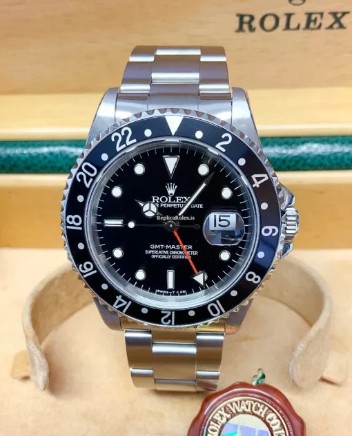 Trustworthy Replica Rolex Gmt-master 16700 Caliber 3175 Automatic Movement 40mm Steel Case Mens/unisex Watch - Image 3