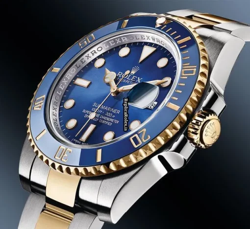 Good Replica Rolex Submariner Date 116613lb Caliber 3135 Automatic Movement 40mm Gold/steel Case Mens/unisex Watch - Image 3