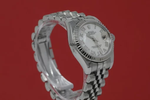 High-end Fake Rolex Lady-datejust 179174 Caliber 2235 Automatic Movement 26mm Steel Case Womens Watch - Image 9