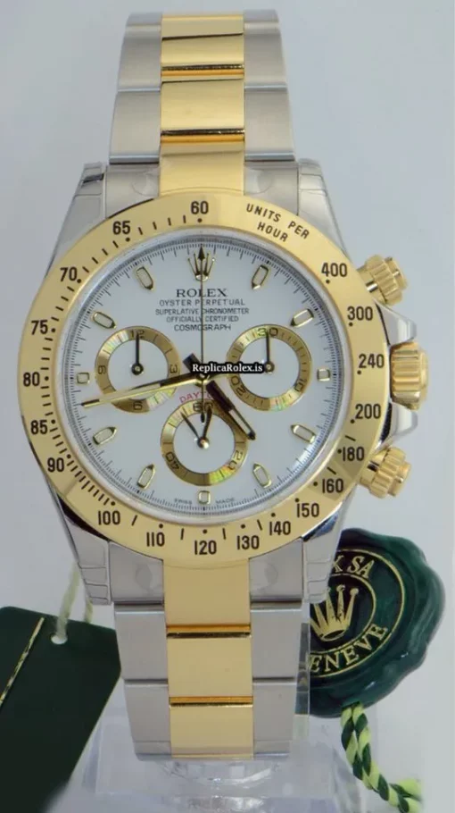 Fabulous Replica Rolex Daytona 116523 Automatic Automatic Movement 40mm Gold/steel Case Mens/unisex Watch