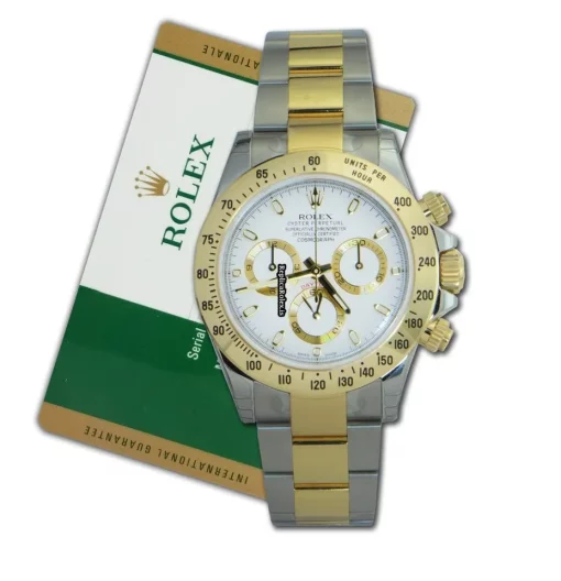 Fabulous Replica Rolex Daytona 116523 Automatic Automatic Movement 40mm Gold/steel Case Mens/unisex Watch - Image 6