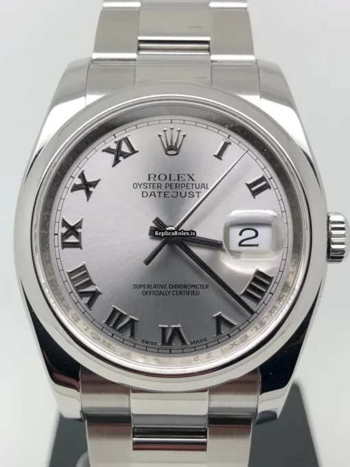 Offering Clone Rolex Datejust 116200 Caliber 3135 Automatic Movement 36mm Steel Case Mens/unisex Watch - Image 3