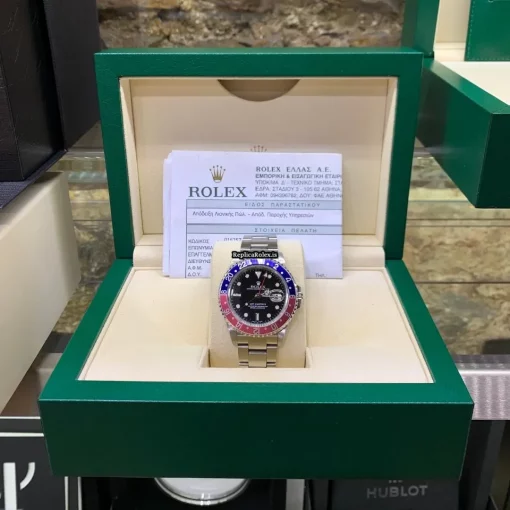Terrific Copy Rolex Gmt-master II 16710 Caliber 3185 Automatic Movement 40mm Steel Case Mens/unisex Watch - Image 2